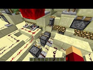 minecraft 6x6 piston door