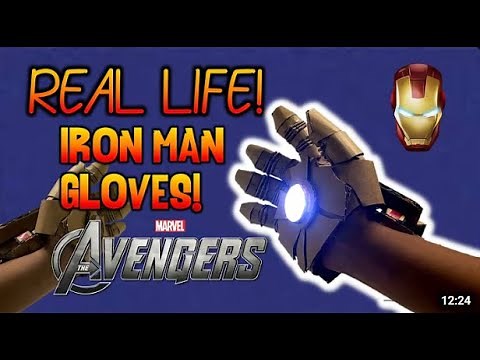 How to Make an Iron Man Hand Glove with Working Repulsor