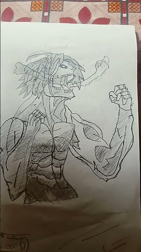 I draw attack Titan #anime #attackontitanseason4 #aot #attackontitan #drawing