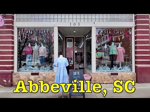 Would you visit or move to Abbeville, SC? | Town Center Walk Through
