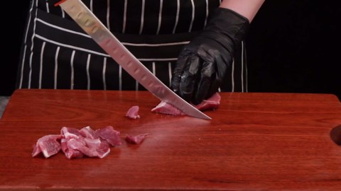 Golden Bird Butcher Knife Set - 4 Piece Professional BBQ Knife Set Include 6" Boning, 6" Skinning, 10" Butcher Breaking Knives & 8" Sharpener Rod, Christmas Gifts for Men Women