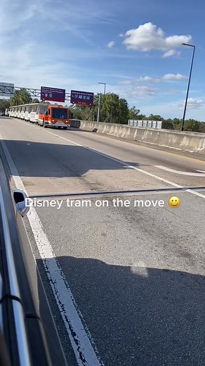 Walt Disney world tram #disneytransportation #waltdisneyworld #florida #magickingdom #disneytram