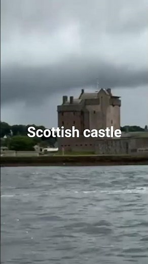 Scottish castle Broughty Ferry Scotland July 2026