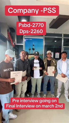 Final Interview Preparation for PSS Job Opportunity