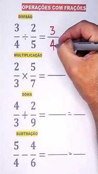 Learning Operations with Fractions #mathematics #math #fractions