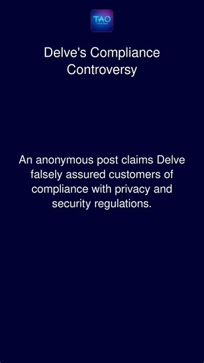 Delve's Compliance Controversy