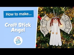 How To Make A Craft Stick Angel | Baker Ross