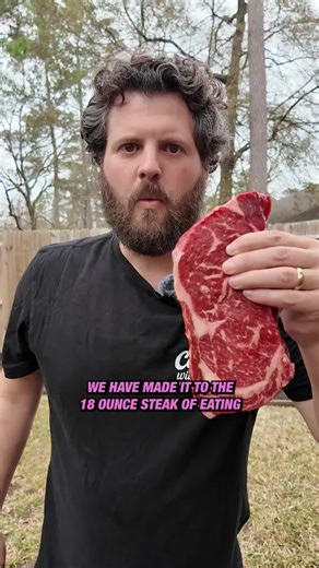 Eating a bigger steak until I get full with Will Buckman of Corkscrew bbq #steak #bbq