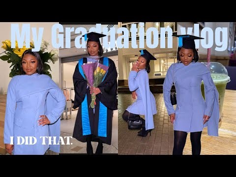 The one were i GRADUATED | Masters degree holder| Graduation Vlog and everything in between #vlog