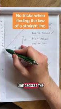 Who needs to find the law of a straight line?? #maths #engineeringdiscipline