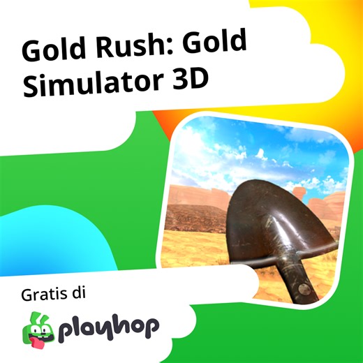 Gold Rush: Gold Simulator 3D: Main Gratis Online di Playhop