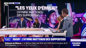 Mondial de rugby: "Les yeux d'Émilie" devient l'hymne inattendu des supporters