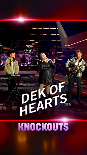 DEK of Hearts take the stage with heart and harmony on “What If I Never Get Over You” by Lady A. The Voice | NBC and Peacock | The Voice