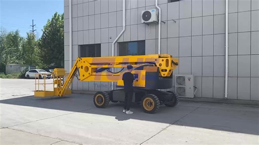 New Self-propelled Boom Lift 10-22m Electric Hydraulic Telescoping Lift Articulated Boom Lift for Aerial Work