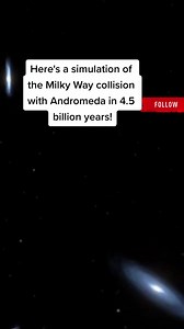 5.3K views · 173 reactions | Follow GOD'S ART❤ | A Simulation of the Milky Way and Andromeda Galaxy Collision!  . . . . . . . . . . . . Credit: NASA #astronomylover #astronomyphotography #dailyastronomy #nebula #universe #space #astrophotography #universe #galaxy #Hubble #Jameswebb #nasa #spacex #stars #galaxies #cosmos #milkyway #nightsky #elonmusk #science #scifi #andromeda #deepspace #nebulae #reels #trending #viral #cosmos #astrology #astronomy | SPACE FRENZ | Facebook