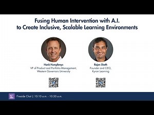 Fusing Human Intervention with A.I. to Create Inclusive, Scalable Learning Environments