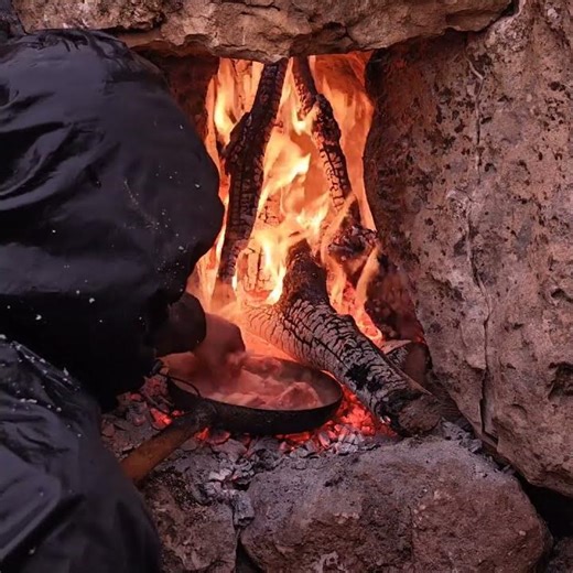 Caught in a Winter Snowstorm with My Dogs | Off-Grid Camping Survival (Nature ASMR)