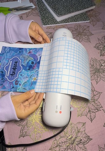 Simple and easy to use laminator. Using COLD settings to add the self laminating sheets. Helps me reduce bubbles and wrinkles. #laminate #holographic #laminator #compositionnotebook #schoolsupplies