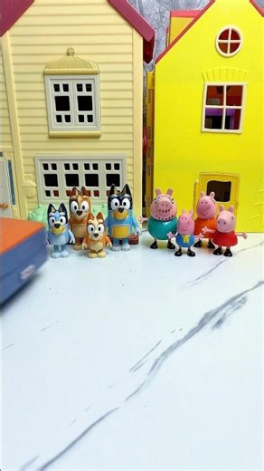 Satisfying with Unboxing & Review Bluey Family and Friends Toys ASMR #bluey #toys #shorts