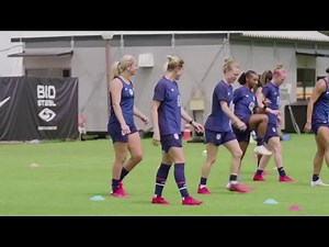 U.S. women's soccer team trains ahead Tokyo 2020