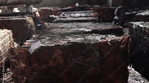 Copper processing, Metalworking plant, Industrial wire. At plant that processes and manufactures copper wire, bundles copper wire are transformed into compressed cubes.