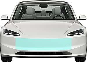 TWRAPS Mini Bumper PPF for Tesla Model 3 Highland 2024-2025 Custom Fit Anti Scratch Paint Protection Film Cover, Clear Self Healing Shield Guard, Precut Kit Premium Protective TPU Overlay