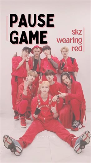 L. — 황렉시 | SKZ pause game — "Wearing Red" Who did you pull? Tell us in a comment *I hope you end up with your bias* #STAYdelulu with me 🌸... | Instagram