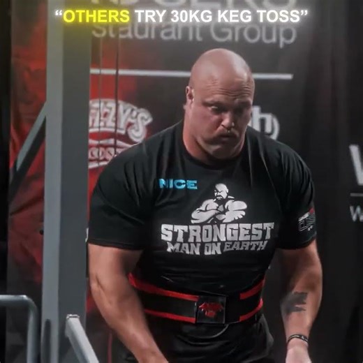 O PODER DO STRONGMAN 🔥 | STRONGMAN POWER: 30KG TOSS