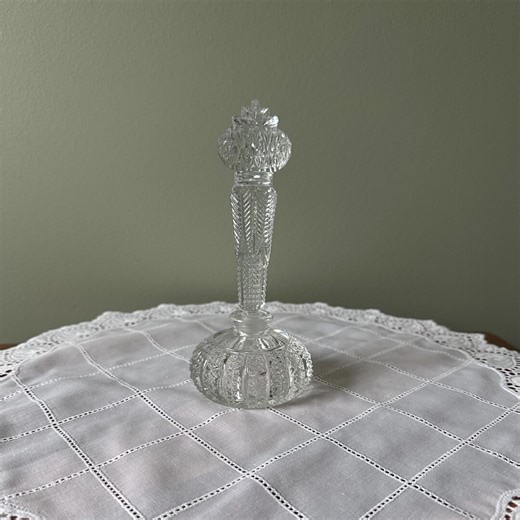 Vintage Glass Perfume Bottle - Etsy