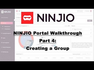NINJIO Management Console Overview Part 4: Creating a Group