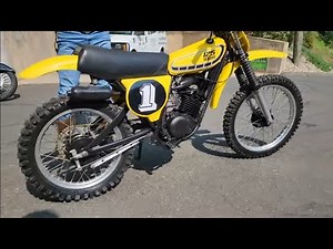 1976 YAMAHA YZ125X BOB HANNAH CHAMPIONSHIP WINNING RACER