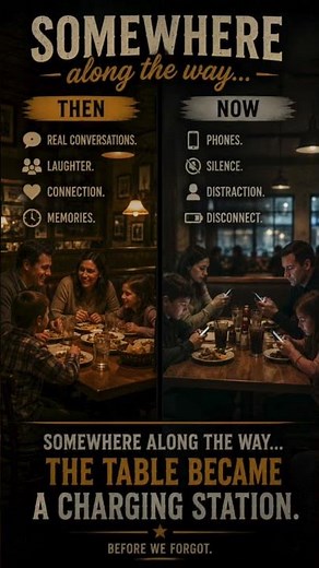 A Table Full of People. A Room Full of Silence.