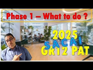 CAT PAT GRADE 12 | How to Complete Phase 1 | SACAI | 2025