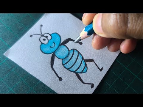 "Master the Art of Drawing: Step-by-Step Guide to Creating the Perfect Ant! 🐜✏️"