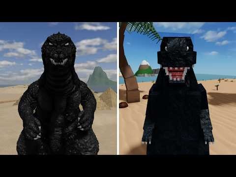 GMK Godzilla Roblox 2026 - Comparação