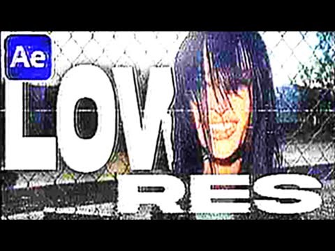 How to Create the VIRAL LOW RES Effect in After Effects (NO PLUGINS)