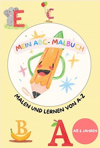 ABC Coloring Book - Etsy