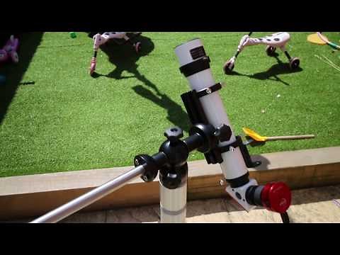 Filming the Sun - Lunt 35 Solar Telescope plus ZWO ASI120mc Camera