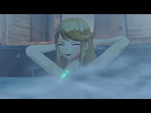Mythra Tries Out a Hot Spring | Xenoblade Chronicles 2 Cutscene Nintendo Switch
