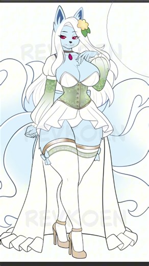 Watch a Alolan Ninetale Turn Into Goblin Core Lady drawing!