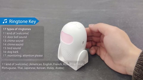 Upgraded Motion Sensor Alarm Indoor Motion Sensor Chime with Remote Control 120dB 4 Volume Levels Motion Detector Alarm for Home Shop Store (2 Motion Detector, 2 Remote Control)