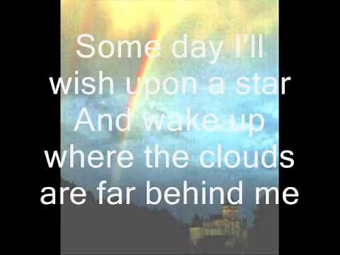 Judy Garland Somewhere over the rainbow lyrics