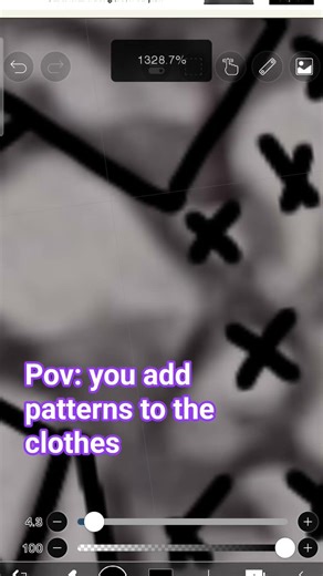 pov: you add patterns to a characters clothes #art #fypシ #subscribe #viral #funny #short #oc # comic