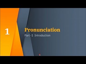 A01-TRANSACTIONS - Module 1- Pronunciation(Part 1 Introduction)