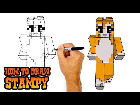 How to Draw Stampy | Minecraft