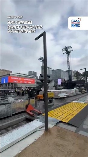 Preparations for BTS’ free comeback concert in South Korea | GMA Integrated News