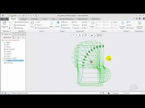 How to build robust patterns and 3D curve patterns in Creo Parametric