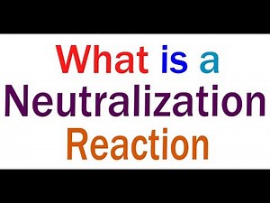 What is a neutralization Reaction ? Acids Bases and Salts.