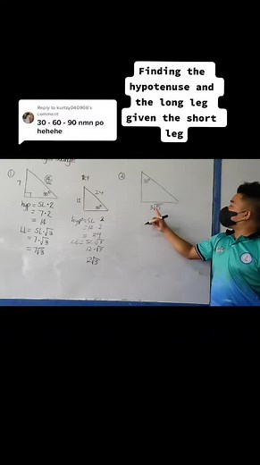 Understanding Trigonometric Functions: Finding Hypotenuse and Leg Lengths