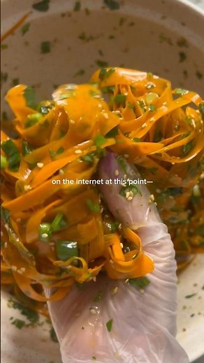 make this when you want to eat 4 carrots in 30 seconds